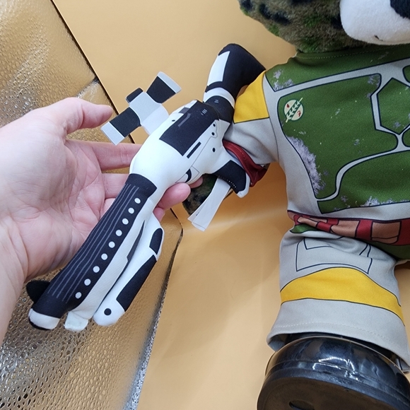Build A Bear Star Wars Boba Fett Retired Camo Plush Outfit Boots Gun - Picture 4 of 10